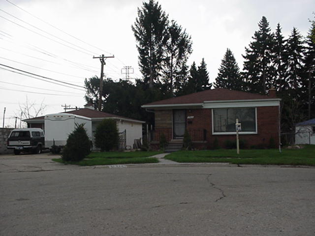 The house, taken from the street